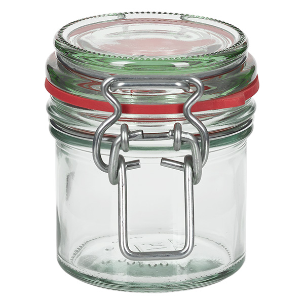 135 ml förvaringsburk med gummiring och svängbar topp UNiTWIST