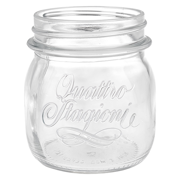 250ml runt glas "Quattro Stagioni" QS70mm