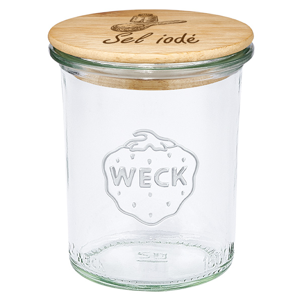 Trälock Sel iodé med WECK-glas 160 ml Trälock Sel iodé med WECK-glas 160 ml