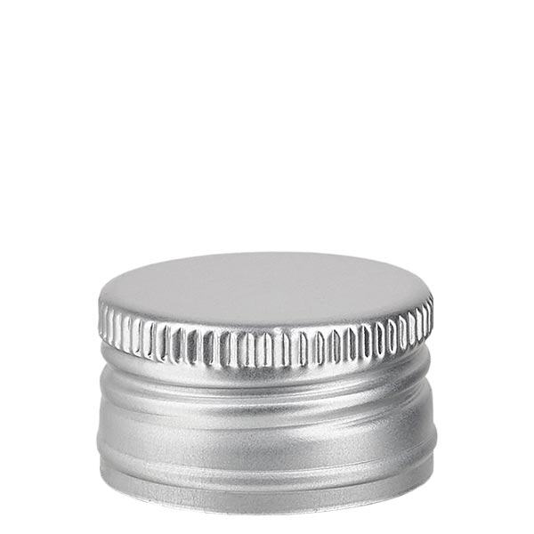 Skruvlock polypropylen 24mm silver aluminium standard Skruvlock polypropylen 24mm silver aluminium standard