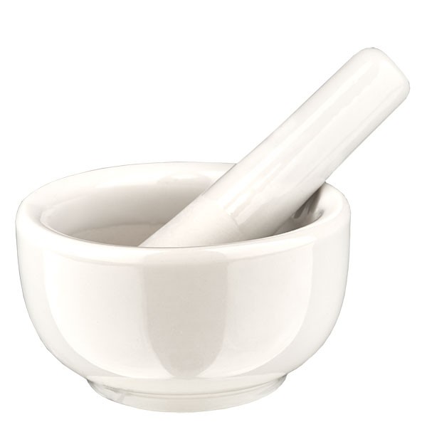 Murbruk och mortelstöt i porslin ø60mm