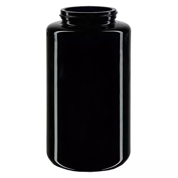 Bredhalsad burk i violett glas 300ml, utan lock Bredhalsad burk i violett glas 300ml, utan lock