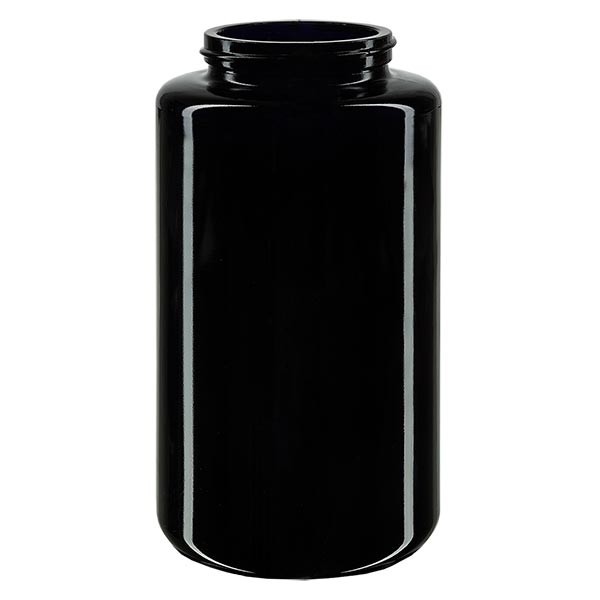 Bredhalsad burk i violett glas 300ml, utan lock Bredhalsad burk i violett glas 300ml, utan lock
