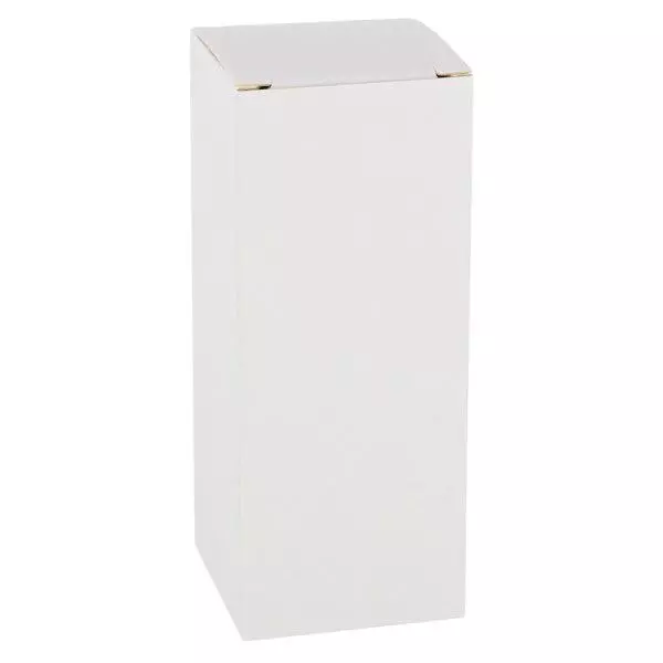 Fällbar låda FS1 vit kartong, höjd 97mm Fällbar låda FS1 vit kartong, höjd 97mm
