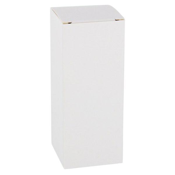 Fällbar låda FS1 vit kartong, höjd 97mm Fällbar låda FS1 vit kartong, höjd 97mm