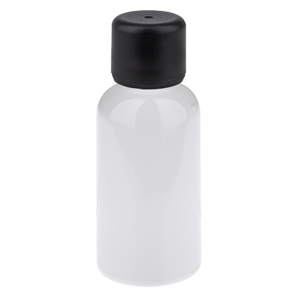 30 ml flaska 6 mm skruvkork svart standard WhiteLine UT18/30 30 ml flaska 6 mm skruvkork svart standard WhiteLine UT18/30