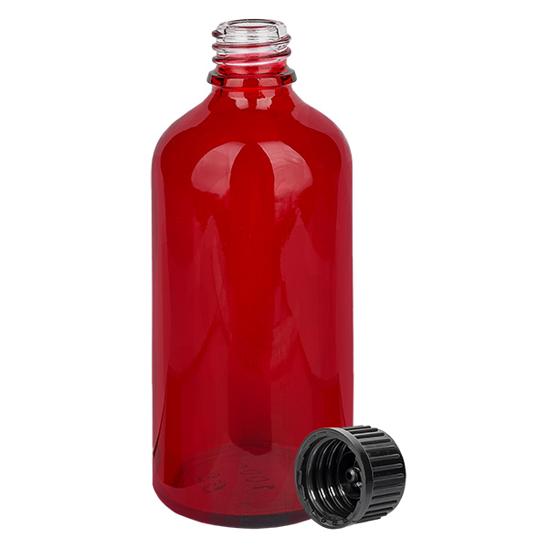 100ml flaska 11mm skruvkork svart standard RedLine UT18/100 100ml flaska 11mm skruvkork svart standard RedLine UT18/100