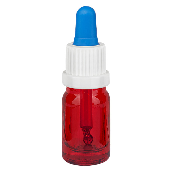 5ml Pipettflaska vit/blå med manipulationsskyddat lock RedLine UT18/5 5ml Pipettflaska vit/blå med manipulationsskyddat lock RedLine UT18/5