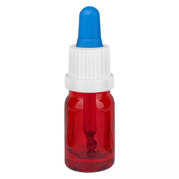 5ml Pipettflaska vit/blå med manipulationsskyddat lock RedLine UT18/5 5ml Pipettflaska vit/blå med manipulationsskyddat lock RedLine UT18/5