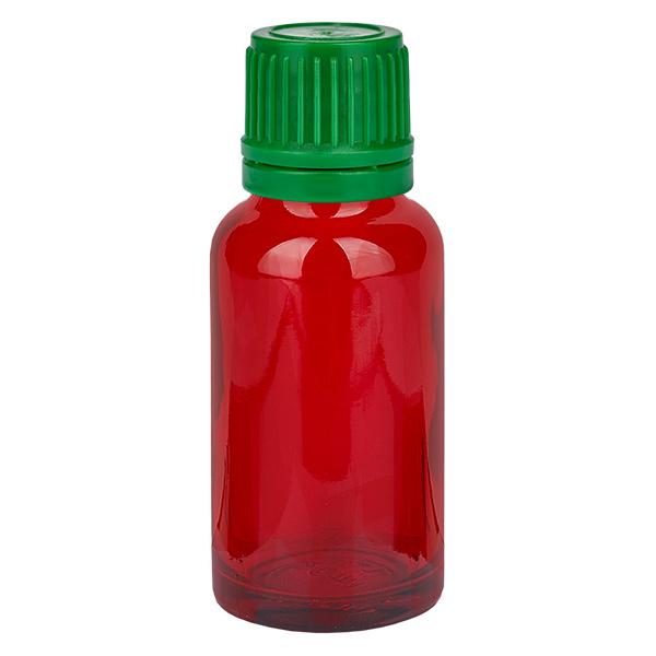 20ml flaska 11mm skruvkork grönt sabotagesäkert lock RedLine UT18/20