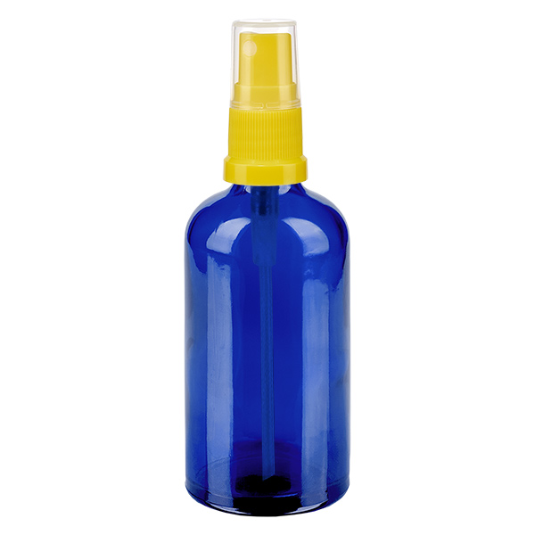 100ml Sprayflaska gul/transparent standardlock BlueLine UT18/100