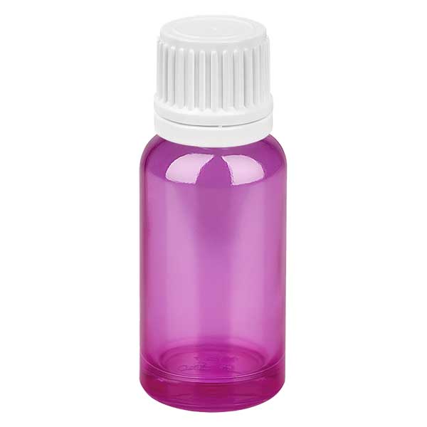 20ml flaska 11mm skruvkork vit Originality skruvkork PurpleLine UT18/20