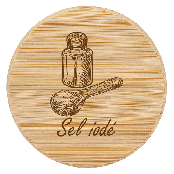 Lock i trä "Sel iodé" för WECK RR60