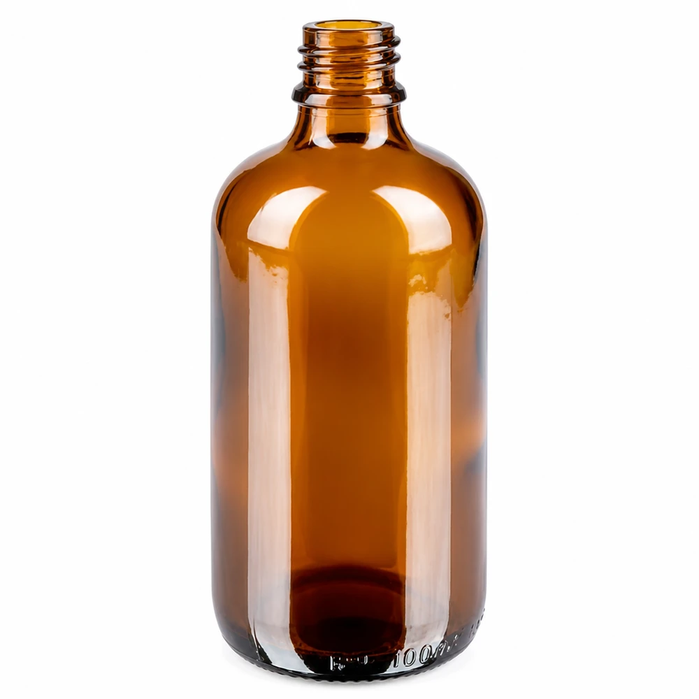 100ml flaska 11mm skruvkork blå standard BrownLine UT18/100 Bärnstensfärgad 100 ml glasflaska med 11 mm gänga för laboratorie- och läkemedelstillämpningar