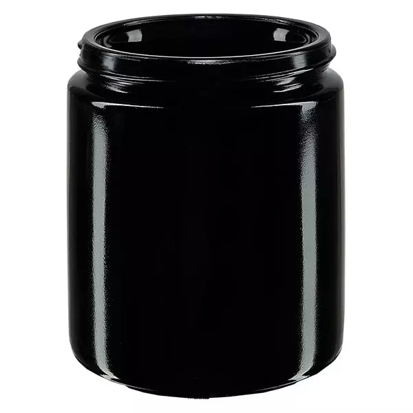 Burk med vid mynning+ violett glas 250ml, utan lock Burk med vid mynning+ violett glas 250ml, utan lock