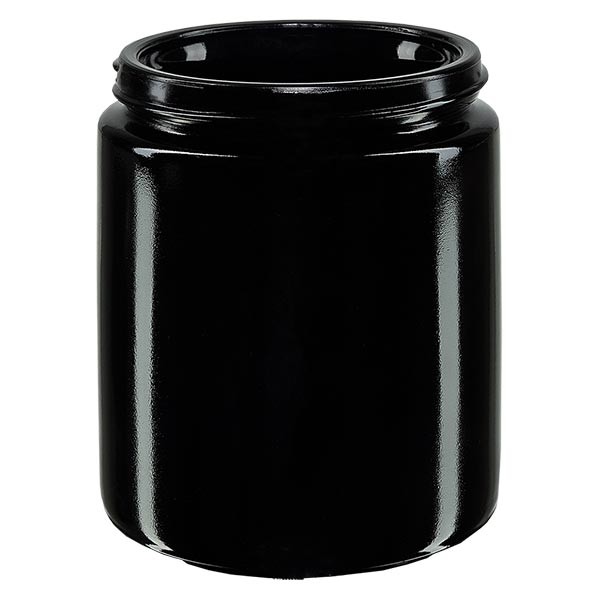 Burk med vid mynning+ violett glas 250ml, utan lock Burk med vid mynning+ violett glas 250ml, utan lock