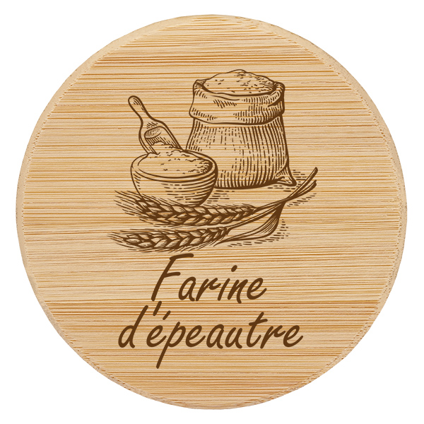 Träpropp farine d'épeautre för WECK RR100 Träpropp farine d'épeautre för WECK RR100