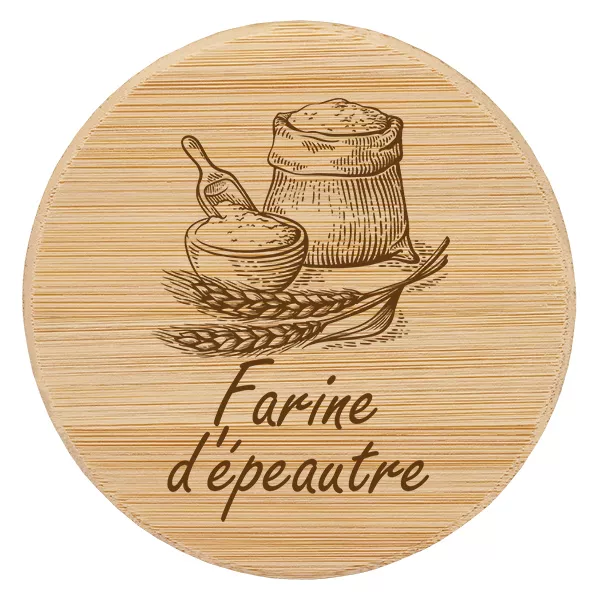 Träpropp farine d'épeautre för WECK RR100 Träpropp farine d'épeautre för WECK RR100