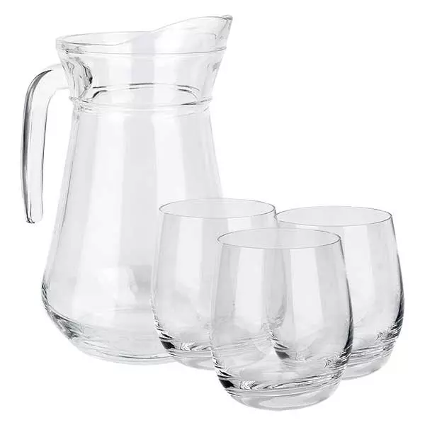 Glaskanna Frankrike 1,0 liter & 3 burkar Doktor-Klaus Glaskanna Frankrike 1,0 liter & 3 burkar Doktor-Klaus