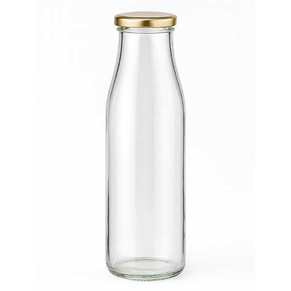 500 ml glasflaska + BasicSeal-lock guld UNiTWIST