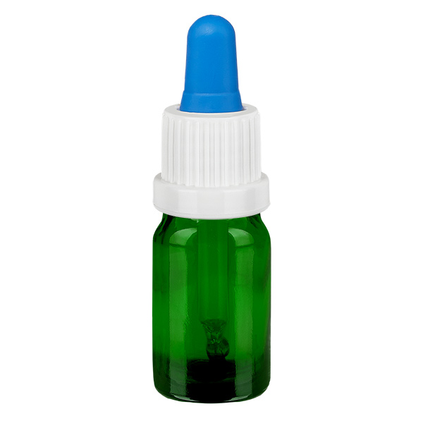 5 ml pipettflaska vit/blå med säkerhetslock GreenLine UT18/5 5 ml pipettflaska vit/blå med säkerhetslock GreenLine UT18/5