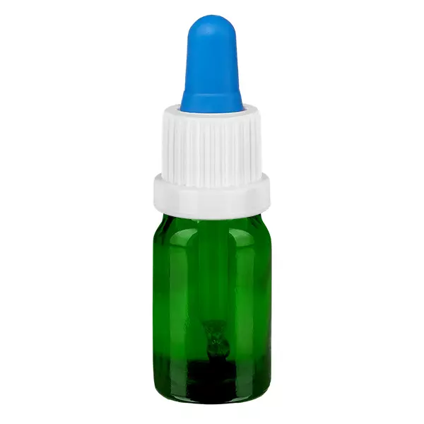 5 ml pipettflaska vit/blå med säkerhetslock GreenLine UT18/5 5 ml pipettflaska vit/blå med säkerhetslock GreenLine UT18/5