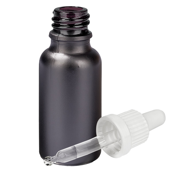20 ml pipettflaska vit med sabotagesäkert lock BlackLine UT18/20 20 ml pipettflaska vit med sabotagesäkert lock BlackLine UT18/20