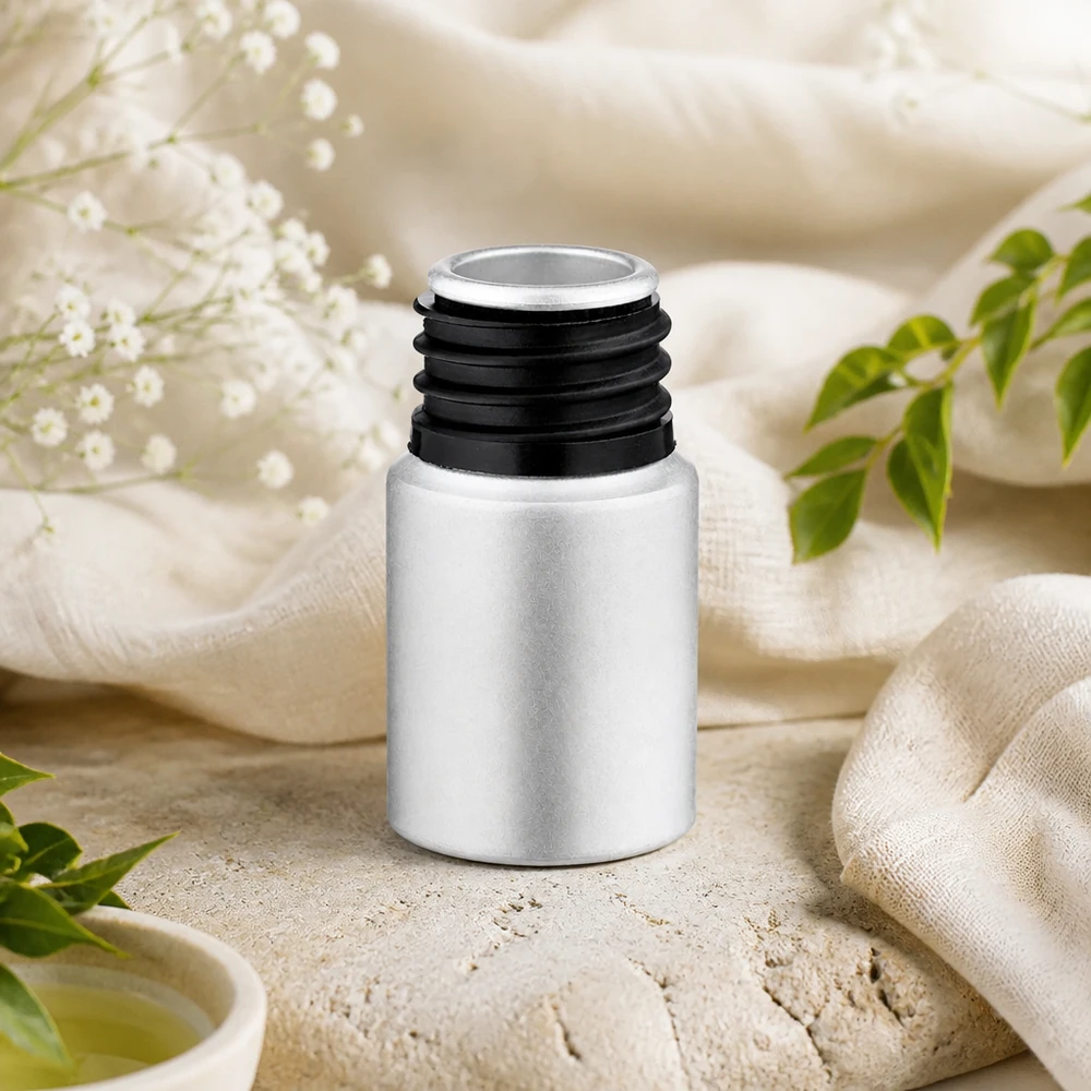 10 ml flaska i färgat aluminium Premium 10 ml aluminiumflaska tillverkad av robust aluminium med en sofistikerad matt yta för långvarig användning
