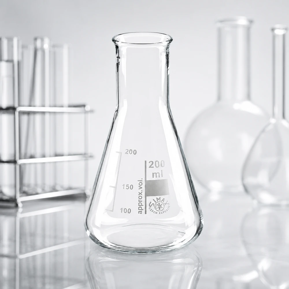 Erlenmeyerkolv 200ml smal hals Erlenmeyerkolv 200ml smal hals
