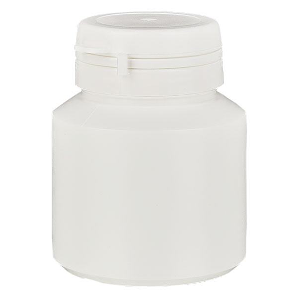 Kapselbox 30 ml vit med Jaycap säkerhetsförslutning vit Kapselbox 30 ml vit med Jaycap säkerhetsförslutning vit