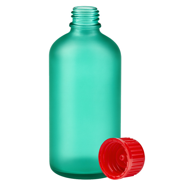 100ml flaska 11mm skruvkork röd standard GreenLine UT18/100 100ml flaska 11mm skruvkork röd standard GreenLine UT18/100