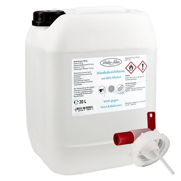 Handdesinfektion refill 20L Doktor-Klaus