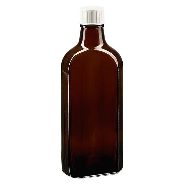 200 ml Meplat brunt skruvlock med hällring