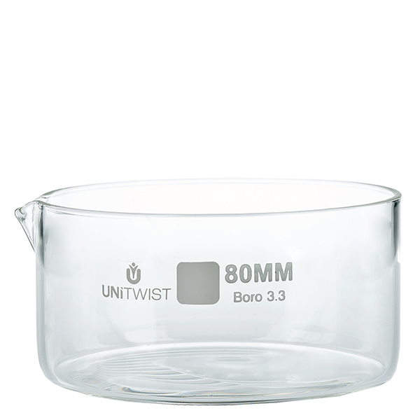 Kristallisationskärl ø80 mm, borosilikatglas UNiTWIST Kristallisationskärl ø80 mm, borosilikatglas UNiTWIST