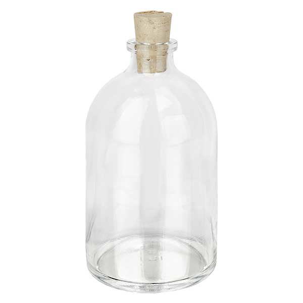 Klarglasflaska 100ml med kork 11/14mm Klarglasflaska 100ml med kork 11/14mm