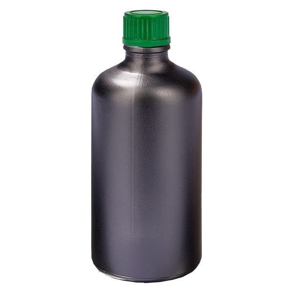 100ml flaska 11mm skruvkork grön standard BlackLine UT18/100 100ml flaska 11mm skruvkork grön standard BlackLine UT18/100