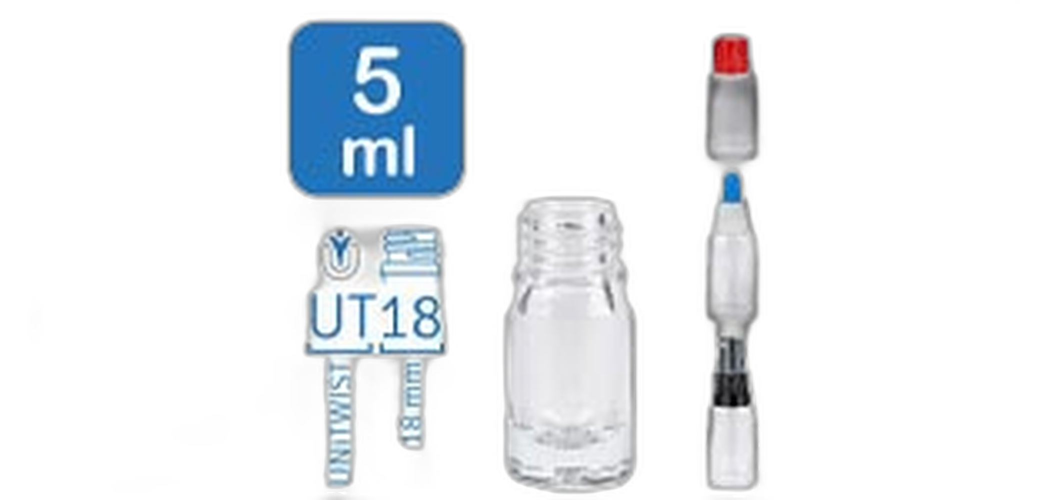 ClearLine apoteksflaskor 5 ml UT18