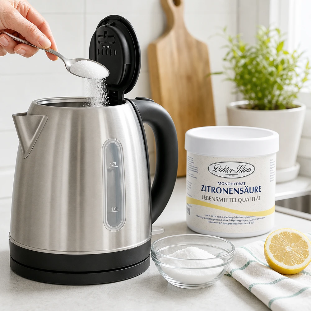 Citronsyra 250g Doktor-Klaus 250g Zitronensäure Doktor-Klaus mit Zitrone als natürlicher Kalkentferner