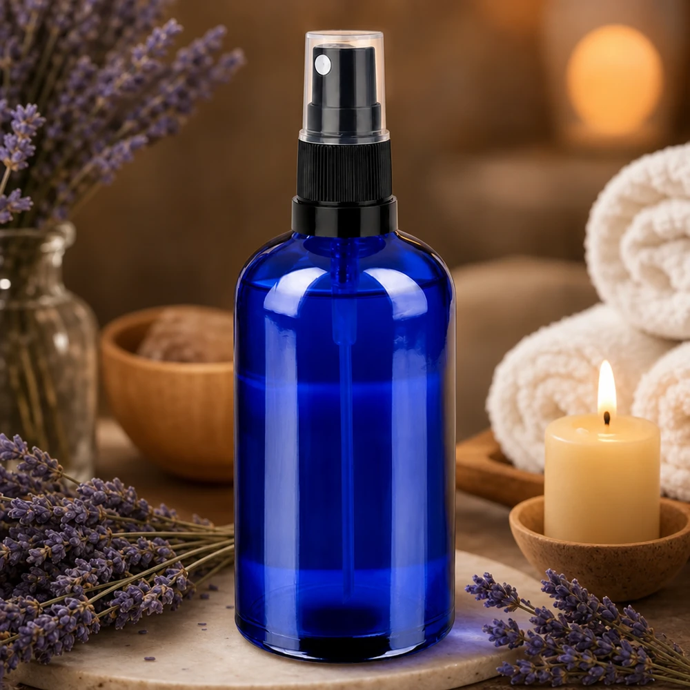 100ml sprayflaska svart svart/transparent standardlock BlueLine UT18/100