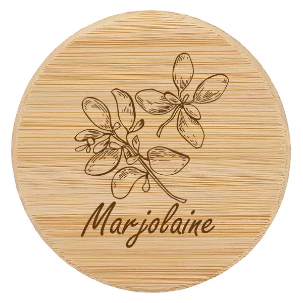 Couvercle en bois "Marjolaine" för WECK RR60 Couvercle en bois "Marjolaine" för WECK RR60
