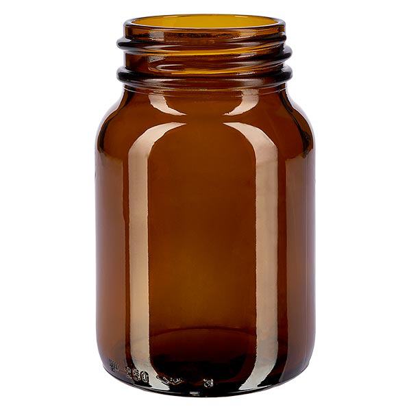 250ml bärnstensglasflaska med bred hals