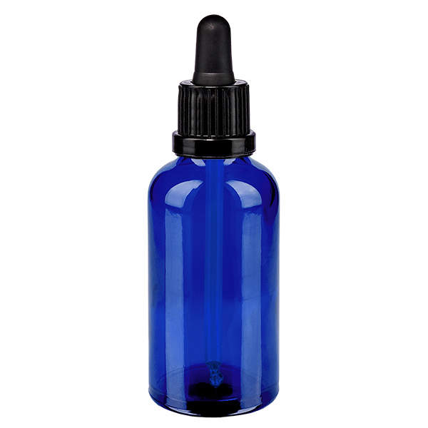 50 ml pipettflaska svart med säkerhetsförslutning BlueLine UT18/50