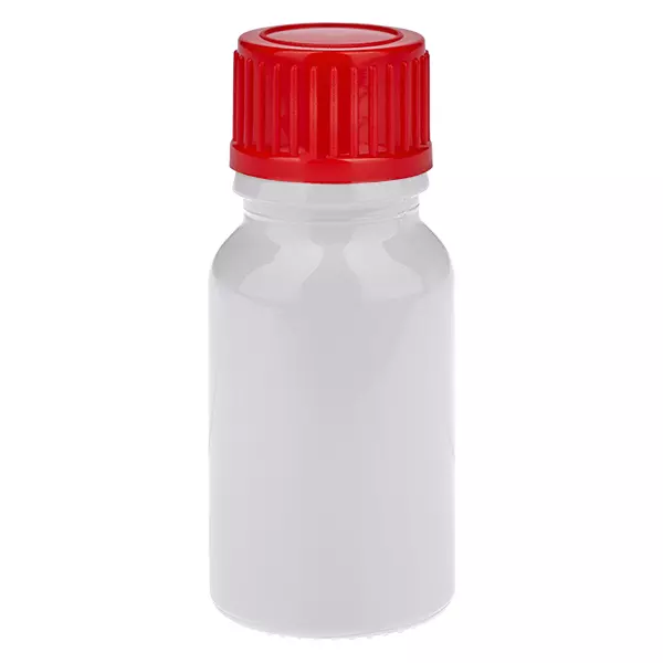 10 ml flaska 11 mm skruvkork röd standard WhiteLine UT18/10 10 ml flaska 11 mm skruvkork röd standard WhiteLine UT18/10