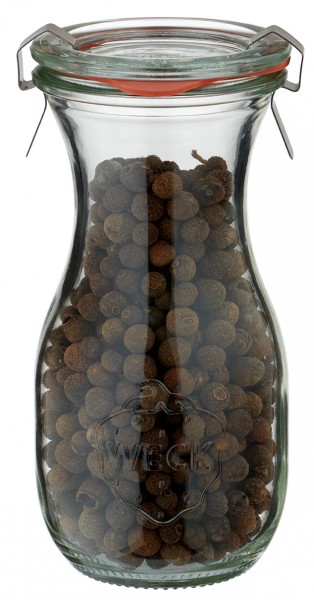 Idé för ett kryddburk i glas: Glasburk WECK saftflaska 290 ml Idé för ett kryddburk i glas: Glasburk WECK saftflaska 290 ml