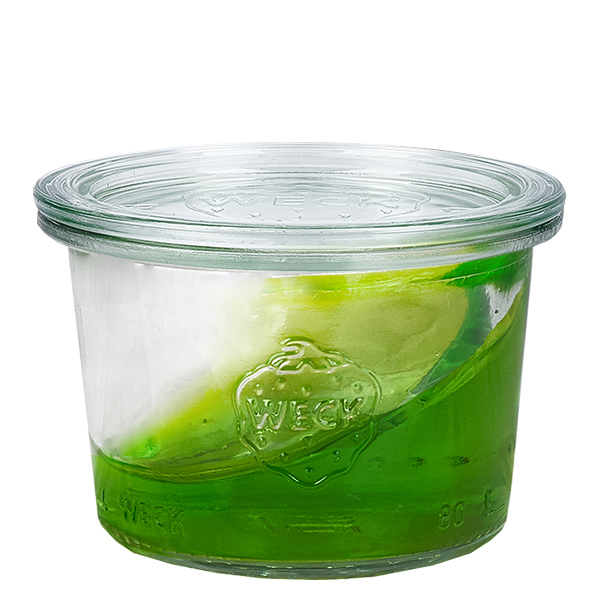 Set med 24 Weck-glas, 80 ml, med 24 glaslock Set med 24 Weck-glas, 80 ml, med 24 glaslock