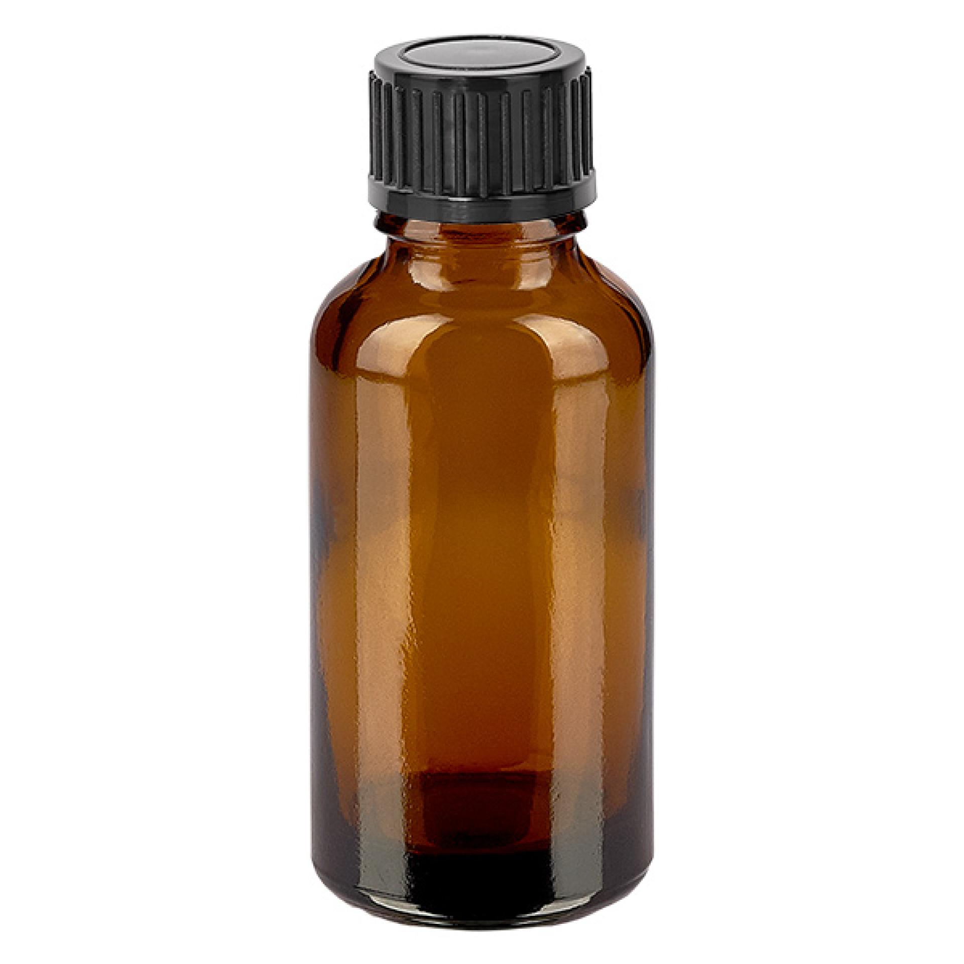 30ml flaska 11mm skruvkork svart standard BrownLine UT18/30