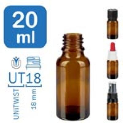 Apoteksflaskor BrownLine 20 ml UT18
