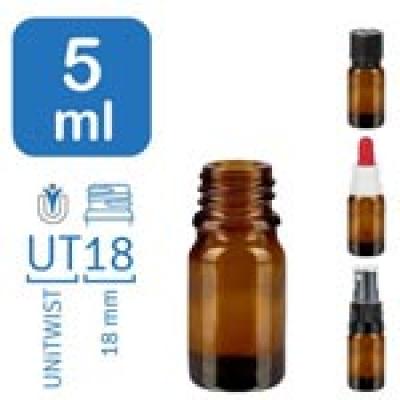 Apoteksflaskor BrownLine 5 ml UT18