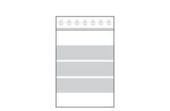 Tryckförslutningspåsar med skrivfält