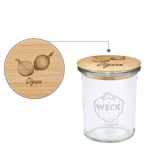 Trälock Oignon med WECK-glas 160 ml